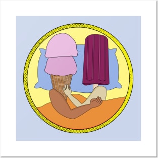 Ice Cream and Popsicle Posters and Art